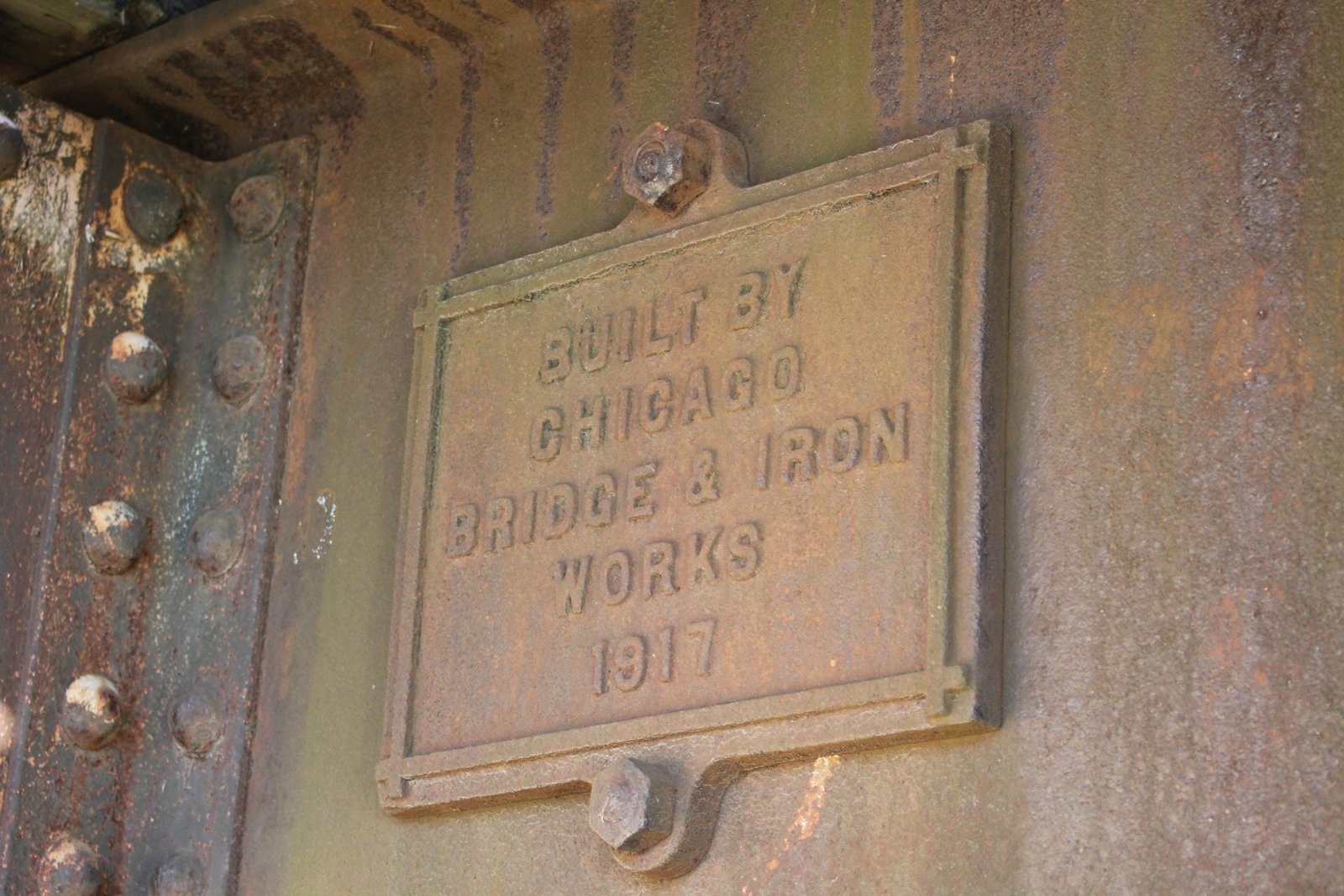 Plaque, north span (span #6)